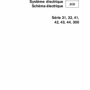 7741805 M.ATELIER D31-32-41-42-43-44-D300 Système Electrique
